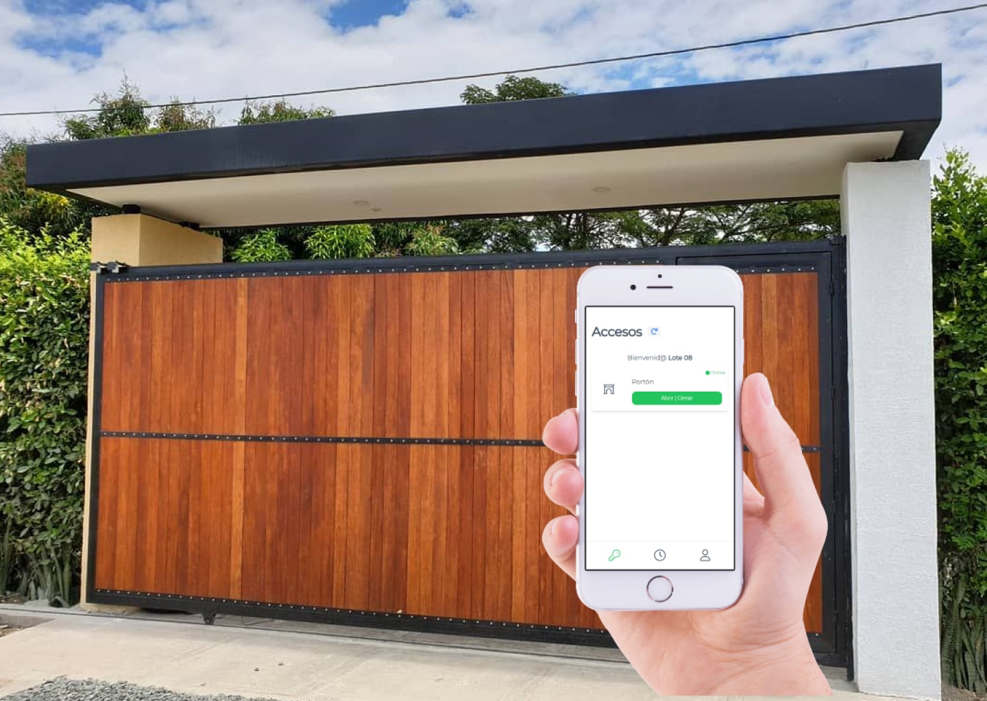 App para abrir portones y rejas eléctricas